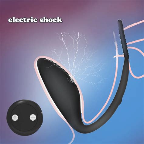 Electric Shock Anal Vibrator For Male Prostate Massage 10m Remote Control Butt Plug Butt Massage