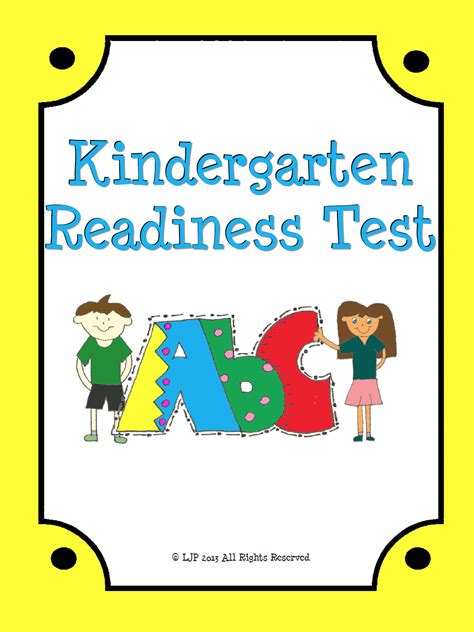 Persnickety Printable Kindergarten Readiness Test Pierce Blog