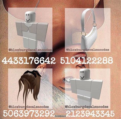 Aesthetic Roblox Cute Outfit Codes For Bloxburg Clothing Was Not Made By Me All Creds To The