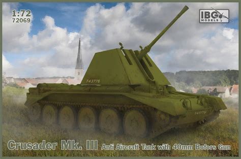 Ibg Models 72069 Crusader Mkiii Anti Aircraft Tank Mki With 40m