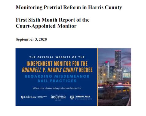 Harris County Tx Criminal Justice Reform Government Performance Lab