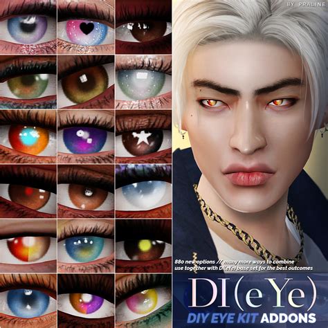 Dieye Diy Eye Kit Addons Pralinesims Sims 4 Cc Eyes Sims 4