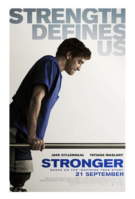 There are also a unused escalator to. Stronger - The Inspiring True Story of Jeff Bauman's ...