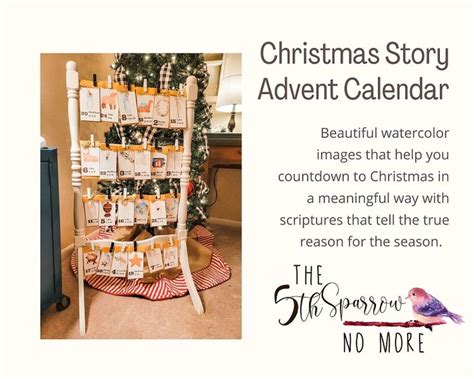 Christmas Story Advent Calendar Printable Printable Advent Calendar