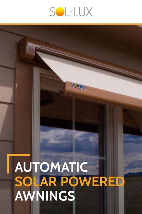 Smart Home Window Awnings By Sol Lux Window Awnings House Exterior