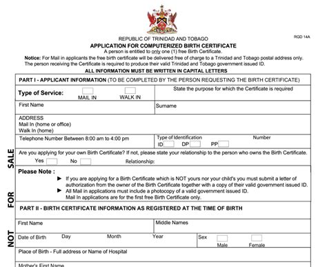 Trinidad And Tobago Company Registration Forms Belinda Davies Template