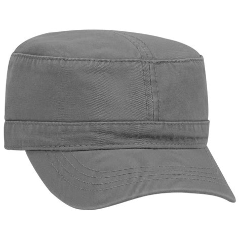 Superior Garment Washed Cotton Twill Solid Color Military Style Caps 5