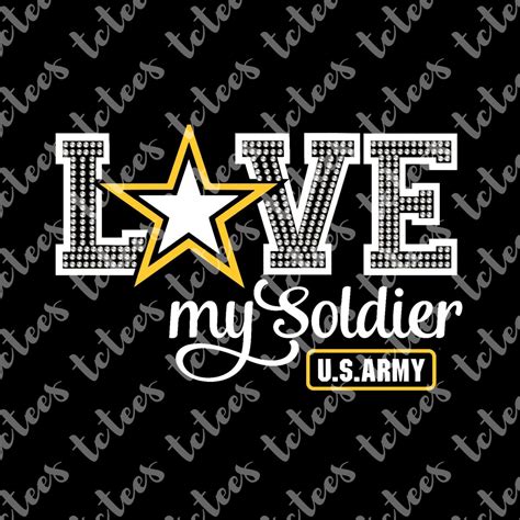 Love My Soldier United States Army Mixed Media Army
