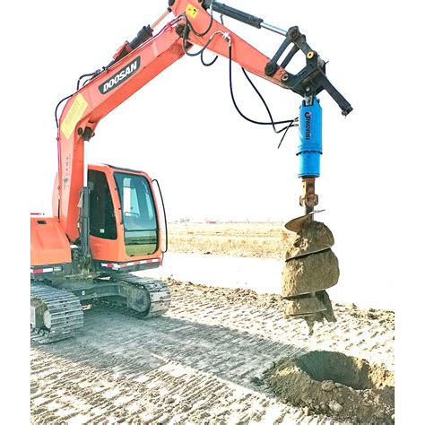 Auger Drive Unit For Drilling Excavator Attachment Drillmaster