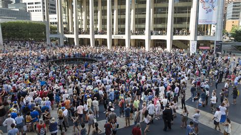 On The Steps Of Lincoln Center A Choir The Size Of An Army Deceptive