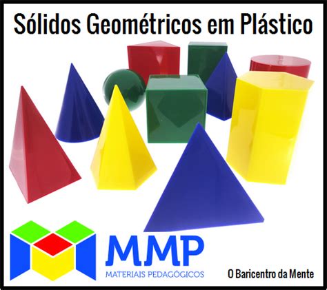 Conjunto De Sólidos Geométricos Em Plástico Da Mmp Materiais