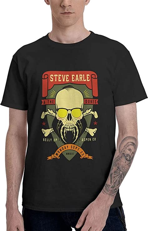 Steve Earle Copperhead Road Medium Mens Unique Personality Cool Short