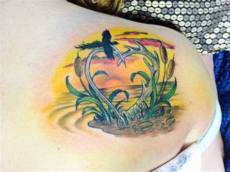 And he will always be there for you! happy easter from tattoos & tines. Hunting & fishing tattoo I had done for my dad! LOVE IT ...