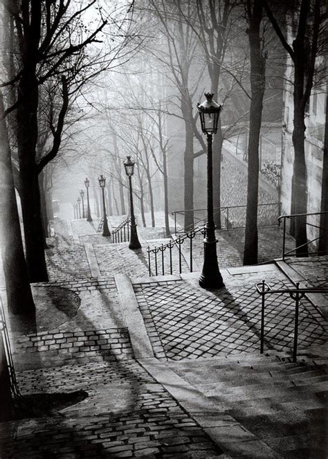Brassaï Les Escaliers De Montmartre Paris 1936 White Photography