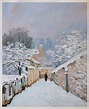 Snow at Louveciennes 1878 - Alfred Sisley Paintings