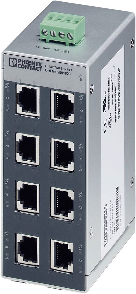 Phoenix Contact Fl Switch Sfn 8tx Industrial Ethernet Switch Conradbe
