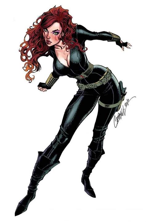 Jscott Campbell Black Widow Marvel Scott Campbell J