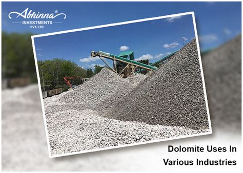 A List Of Companies That Use Dolomite For Their Advantage