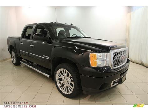 2013 Gmc Sierra 1500 Denali Crew Cab Awd In Onyx Black Photo 3