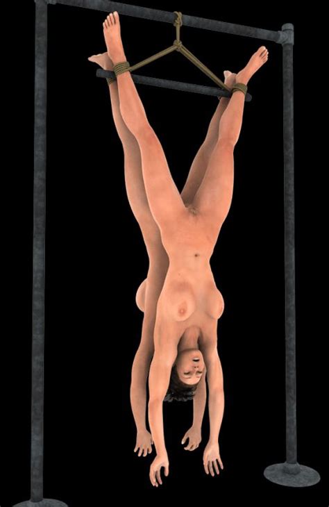 Girl In Bdsm Hung Upside Down BDSM Fetish