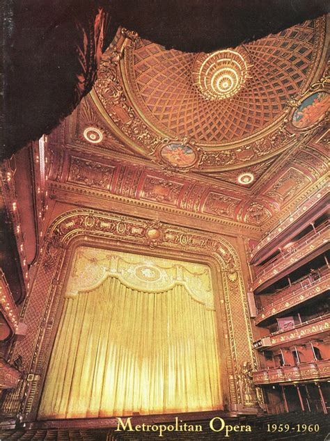 Vintage Theatre Catalogs Metropolitan Opera Program Book 1960
