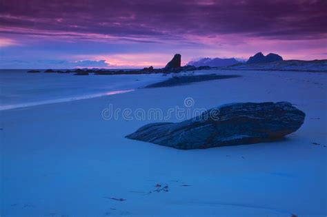 Midnight Sun Stock Photo Image Of Scandinavia Landscape 28829608
