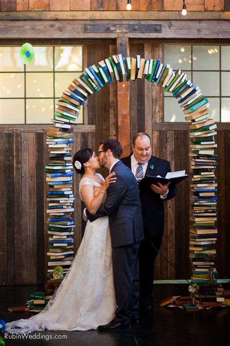Show Off Your Love Of Books With This Stunning Arch At Your Wedding