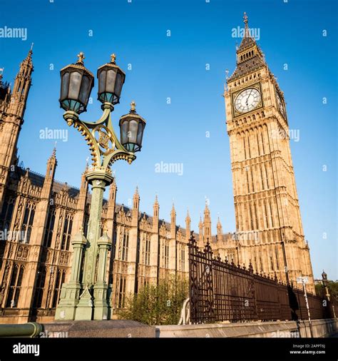 Big Ben And The Palace Of Westminster Low Angle View Of The Famous