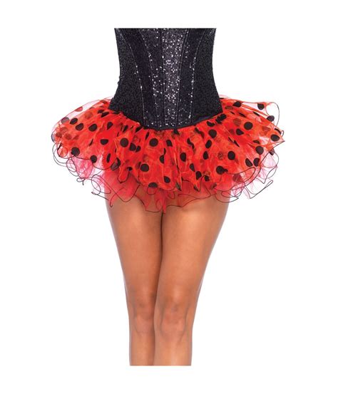 Red Hot Polka Dot Womens Tutu Costume Accessories