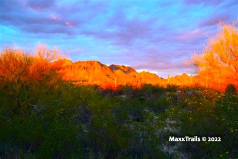 A Beautiful Tucson Sunset Maxx Trails