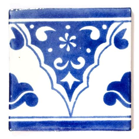 Sierra Azul Hand Made Mexican Wall Tile Milagros Decorative Tile