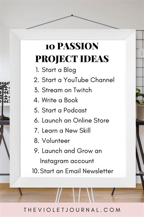 10 Passion Project Ideas To Inspire Creativity Passion Project Learn A New Skill Writing A Book