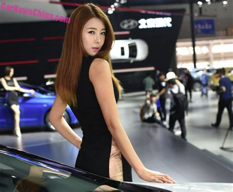 China loves to rip off american and european car brands. The Chinese Car Girls at the Guangzhou Auto Show in China ...