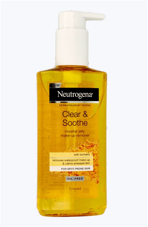 Neutrogena Clear And Soothe Turmeric Micellar Jelly Make Up Remover Oil