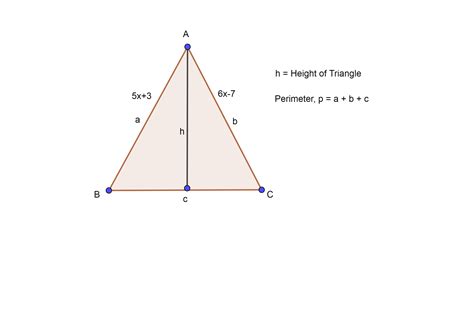 Two Equal Sides Of Isosceles Triangle Of A Triangle Are 5x3 And 6x