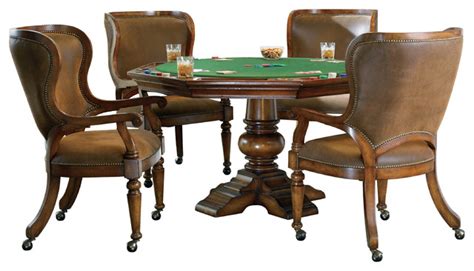 See more ideas about game table and chairs, table and chairs, home decor. Hooker Furniture Waverly Place Reversible Top Poker Table ...
