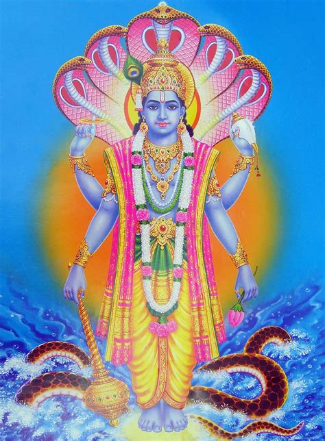 Lord Vishnu Hindu God Mahavishnu