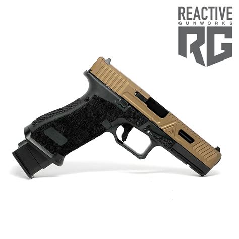 Agency Arms Glock 17 Gen 5 Bonesaw Burnt Bronze Slide Aggressive Carry