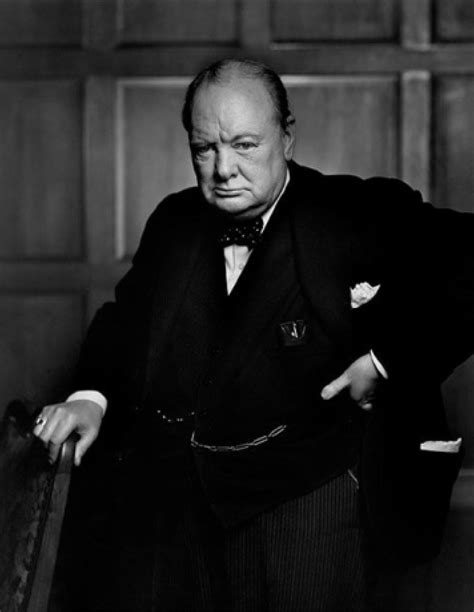 A Glowering Winston Churchill After Photographer Yousuf Karsh Took His