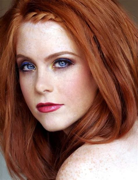 Makeup For Redheads With Blue Eyes Makeup Eyes Eyemakeup Beaux Cheveux