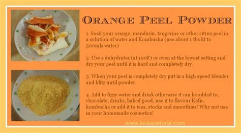 Orange Peel Powder Loula Natural