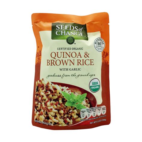 Seeds Of Change Organic Quinoa Brown Rice Nutrition And Ingredients