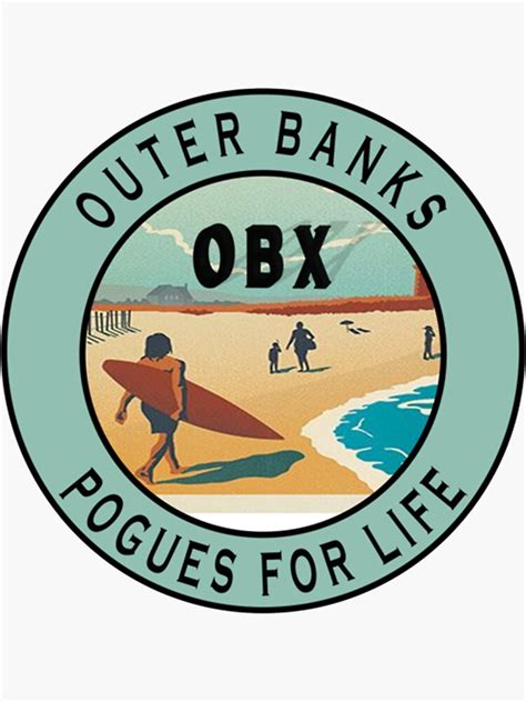 The Original Outer Banks Sticker By Canaryfusion Redbubble