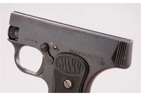 Rare Mann Model 1921 Semi Automatic Pistol