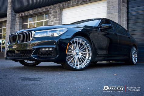 Bmw 7 Series With 22in Savini Sv61d Wheels Exclusively From Butler