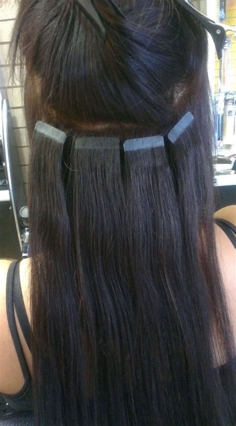Meenakshi Enterprises Black Tape In Hair Extensions For Parlour At Rs