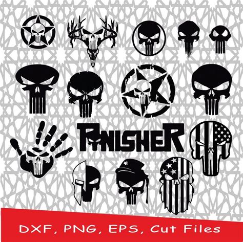 Punisher Logo Punisher Skull Download File Digital Download Toyota