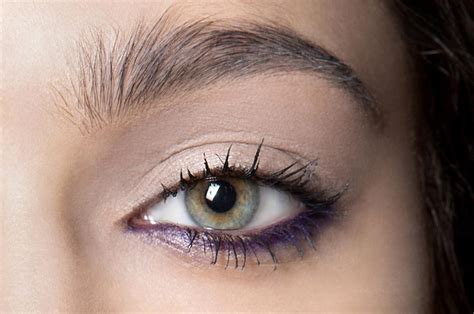 I'd only put eyeliner on the waterline if you have big eyes to begin with or you are going for a dramatic look. 35 Ways to Wear Colorful Eyeliner | Colored eyeliner, Purple eyeliner, Eye liner tricks
