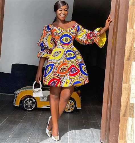 120 Ankara Short Gown Styles Designs 2021 Mode Et Pagne Africains