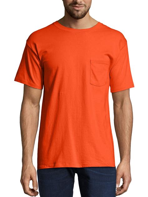 Hanes Mens Premium Beefy T Short Sleeve T Shirt With Pocket Up To